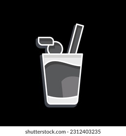 Icon Beverage. related to Hawaii symbol. glossy style. simple design editable. vector