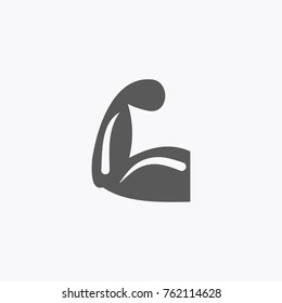 Biceps Icon Stock Vector (Royalty Free) 473575606