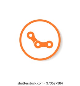 Icon bicycle chain links.