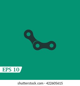 Icon bicycle chain links.
