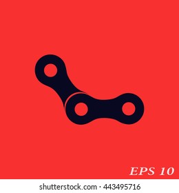 Icon bicycle chain links.