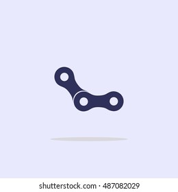 Icon bicycle chain links.