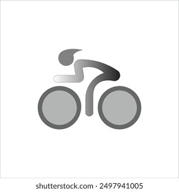 icon bicycle illustration design trendy