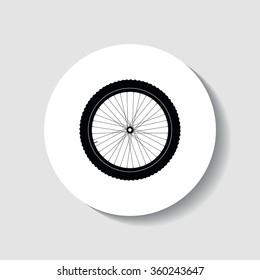 Icon bicycle wheel.