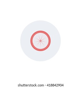 Icon bicycle wheel.