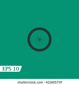 Icon bicycle wheel.