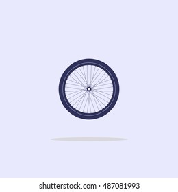 Icon bicycle wheel.