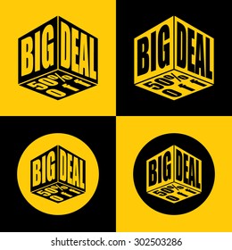 Icon of Big deal For Mobile & Web. Eps-10.