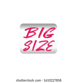 icon big size vector design