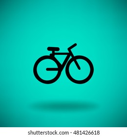 bicicleta de icono