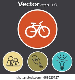 bicicleta de icono