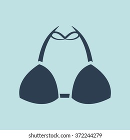 Icon of Bikini. EPS-10.