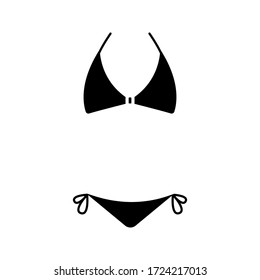 icon bikini. vector illustration on blank background. eps 10