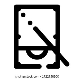 tablero de billar de iconos con estilo de línea