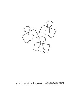 Vector de papel de Clip Icon Binder