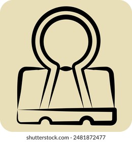 Icon Binder. related to Office symbol. hand drawn style. simple design illustration