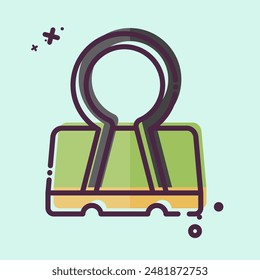Icon Binder. related to Office symbol. MBE style. simple design illustration