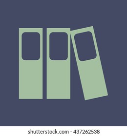 Icon of Binders. Eps-10.