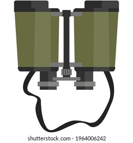 Icon binocular vector isolated on white background
