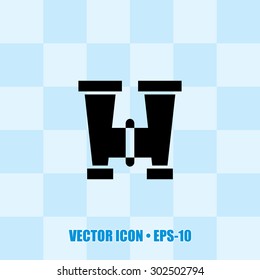 Icon of Binoculars For Mobile & Web. Eps-10.