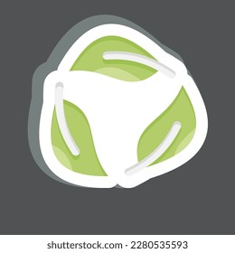 Icon Bio. related to CBD Oil symbol. simple design editable. simple illustration