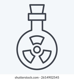 Icon Bio Weapon. related to Bioengineering symbol. line style