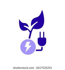 Icon a biomass, isolated against a clean background.