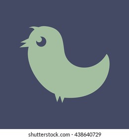 Icon of Bird. Eps-10.