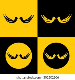 Icon of Bird For Mobile & Web. Eps-10.