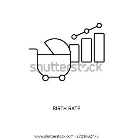 Icon a Birth Rate, isolated against a clean background.