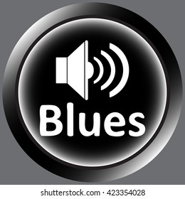 Icon black blues loudspeaker