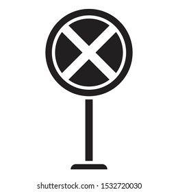 icon black and isolated vector illustration