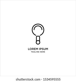 Icon Black Pan, Vector Design Logo