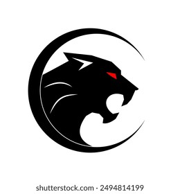 icon Black panther symbol face