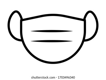 Icon of a black stroke mask.