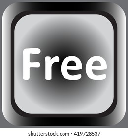 Icon black word free