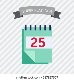 Icon of block calendar with date page