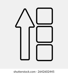 Icon block height. Crypto currency elements. Icon in line style.
