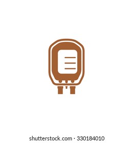 Icon blood bag.