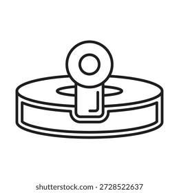 icon Blood sugar level meter Editable Stroke
