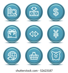 Icon with blue button 24