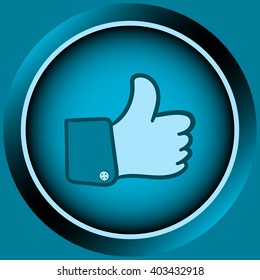 Icon blue like