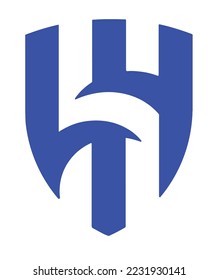 icono logotipo azul versión vectorial moderna