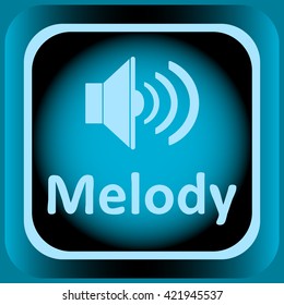 Icon blue melody loudspeaker