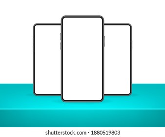 Icon with blue mobile ui and ux design on red background for web design. App interface template.