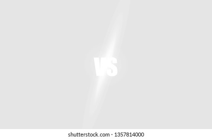 Icon blue neon versus logo vs letters for sports and fight competition. Battle and match, game concept competitive. Vector illustration