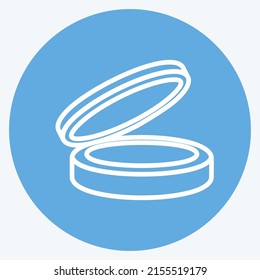 Icon Blushon. suitable for beauty care symbol. blue eyes style. simple design editable. design template vector. simple symbol illustration
