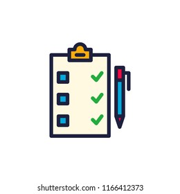 icon board check list