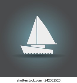 icon of a boat