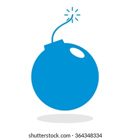 Icon of a bomb for website or mobile application